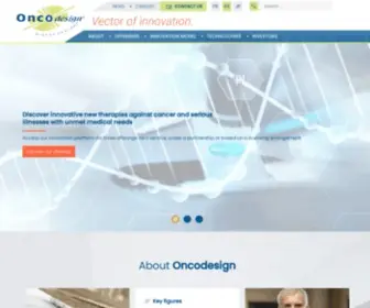 Oncodesign.com(Biopharmaceutical company) Screenshot