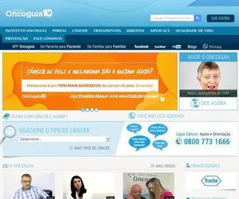 Oncoguia.org.br(O Portal do paciente com câncer) Screenshot
