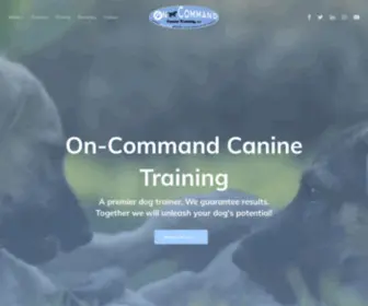 Oncommandcaninetraining.com(On-Command Canine Training) Screenshot