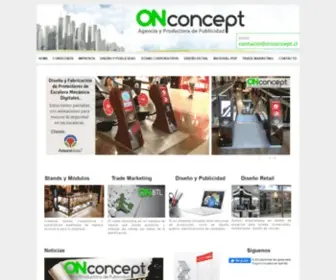 Onconcept.cl(Agencia de Publicidad y Productora ONconcept) Screenshot