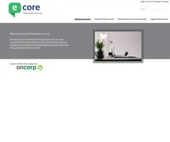 Oncorp.com(Dye & Durham) Screenshot
