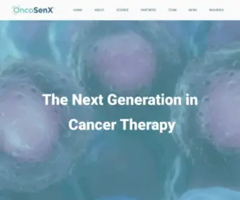 Oncosenx.com(OncoSenX) Screenshot