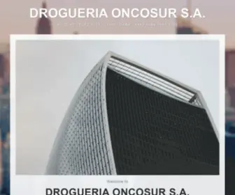 Oncosur.com.ar(DROGUERIA ONCOSUR S.A) Screenshot