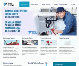 Oncutesisat.net(Öncü) Screenshot