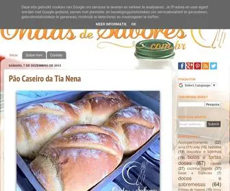 Ondasdesabores.com.br(Ondas de Sabores) Screenshot