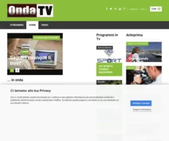 Ondatv.it(Onda TV) Screenshot