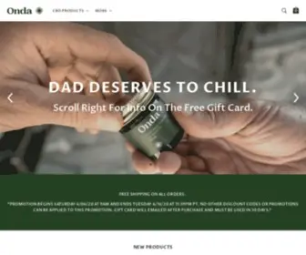 Ondawellness.com(Onda Wellness Regenerative Hemp Company) Screenshot