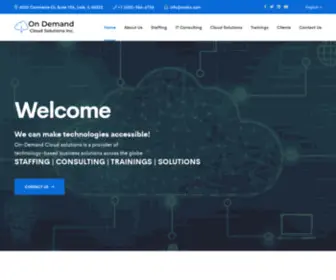 ONDCS.com(ON DEMAND CLOUD SOLUTIONS INC) Screenshot
