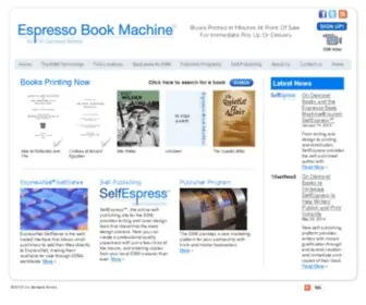 Ondemandbooks.com(Espresso Book Machine) Screenshot