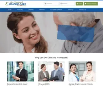 Ondemandhomecare.com(On Demand Homecare was established in 2012. Anya Health Care d.b.a On Demand Home Care) Screenshot