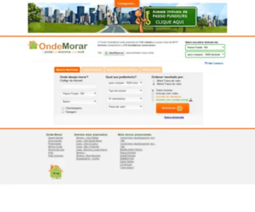 Ondemorar.com.br(Onde Morar () Screenshot