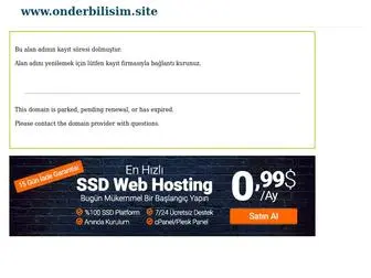 Onderbilisim.site(Alan ad) Screenshot