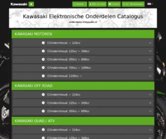 Onderdelen-Kawasaki.nl(# KAWASAKI) Screenshot