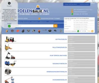 Onderdelenbalie.nl(Onderdelen voor) Screenshot