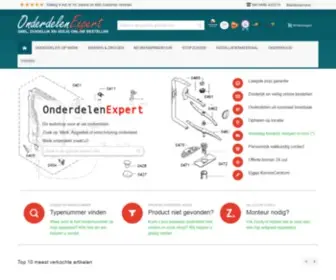 Onderdelenexpert.nl(Onderdelen witgoed kopen) Screenshot