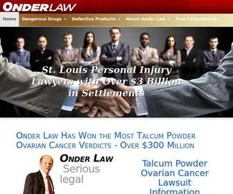 Onderlaw.com(OnderLaw, LLC) Screenshot