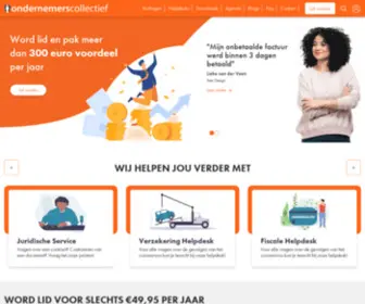 Ondernemerscollectief.nl(Collectieve voordelen voor ondernemers) Screenshot