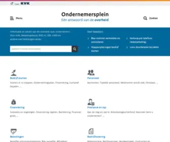 Ondernemersplein.nl(Ondernemersplein) Screenshot