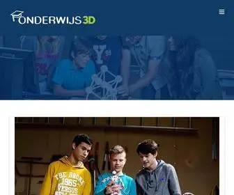 Onderwijs3D.nl(3D printing in het onderwijs) Screenshot