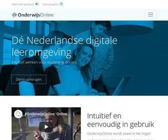 Onderwijsonline.nl(Het flexibele leerplatform) Screenshot