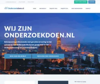Onderzoekdoen.nl(Enquête) Screenshot