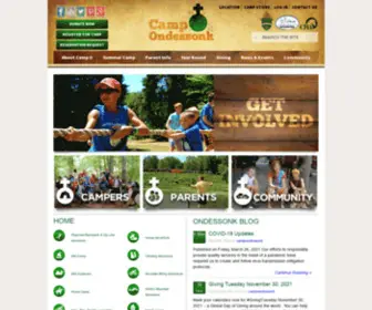 Ondessonk.com(Camp Ondessonk) Screenshot