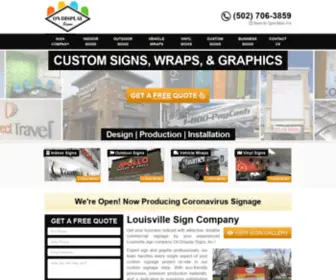 Ondisplaysigns.com(Best Sign Company Louisville) Screenshot