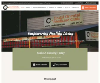 Ondol.com.au(Japanese Acupuncture Toowong Brisbane) Screenshot