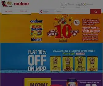 Ondoor.com(Online grocery) Screenshot