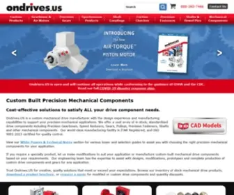Ondrivesus.com(Ondrives Precision Mechanical Components) Screenshot