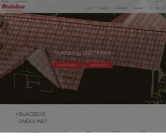 Onduline.com.pl(Lekkie pokrycia dachowe) Screenshot