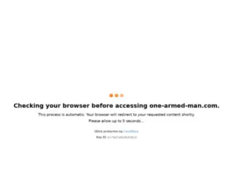 One-Armed-Man.com(One Armed Man) Screenshot