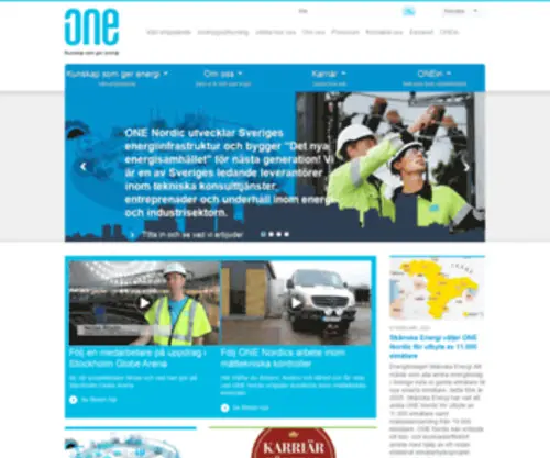 One-Nordic.se(One Nordic Startsida) Screenshot