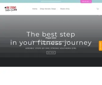 One-Strong-Southern-Girl-Fitness-Products.com(The #1 aerobic step style on the market today) Screenshot