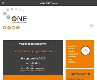 One-Twente.nl(Welkom op de website van ONE Twente) Screenshot