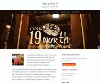 One19North.com(One 19 North Tapas Wine Bar) Screenshot