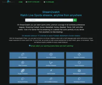 One2Stream.com(Watch Live Sports Stream Free) Screenshot