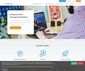 One2Team.com(Platform to Deliver Work and Projects) Screenshot