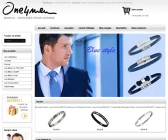 One4Men.com(Bijoux Homme) Screenshot