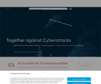 Oneconsult.com(Together against cyberattacks) Screenshot