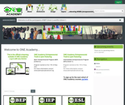 Oneacademy.online(ONE Academy) Screenshot