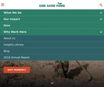 Oneacrefund.org(One Acre Fund) Screenshot