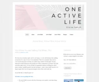 Oneactivelife.com(One Active Life) Screenshot