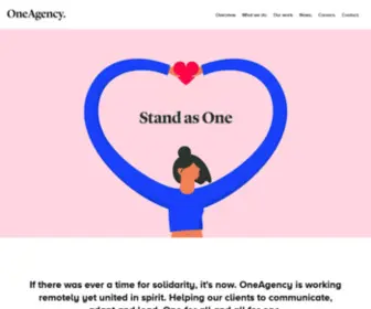 Oneagency.co(Award-Winning Integrated Marketing, Web Design & Creative Agency) Screenshot