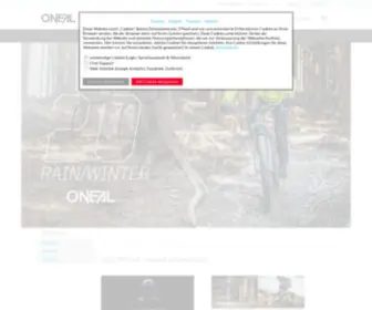 Oneal-Europe.com(O'Neal Europe ) Screenshot