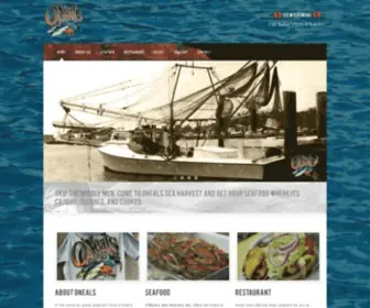 Onealsseaharvest.com(O'Neal's Sea Harvest) Screenshot