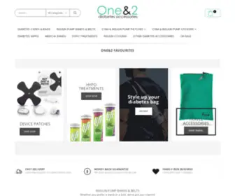 Oneand2.com.au(One&2 diabetes accessories) Screenshot