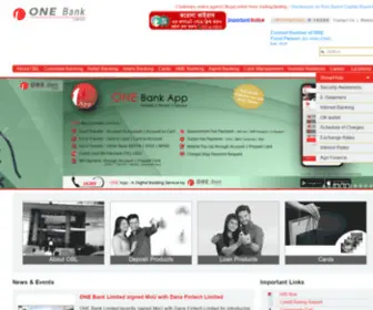 Onebank.com.bd(ONE Bank Ltd) Screenshot