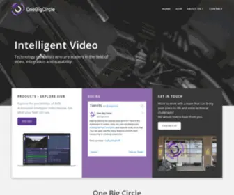 Onebigcircle.co.uk(Software Development and Technology Projects in Bristol) Screenshot