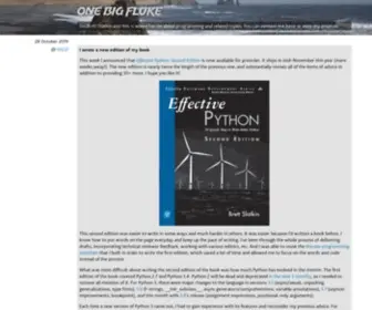 Onebigfluke.com(One Big Fluke) Screenshot